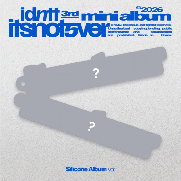 Idntt - Itsnotover (Silicone Album) in the group MERCHANDISE / Merch+Code / Kommande / K-Pop at Bengans Skivbutik AB (5678425)