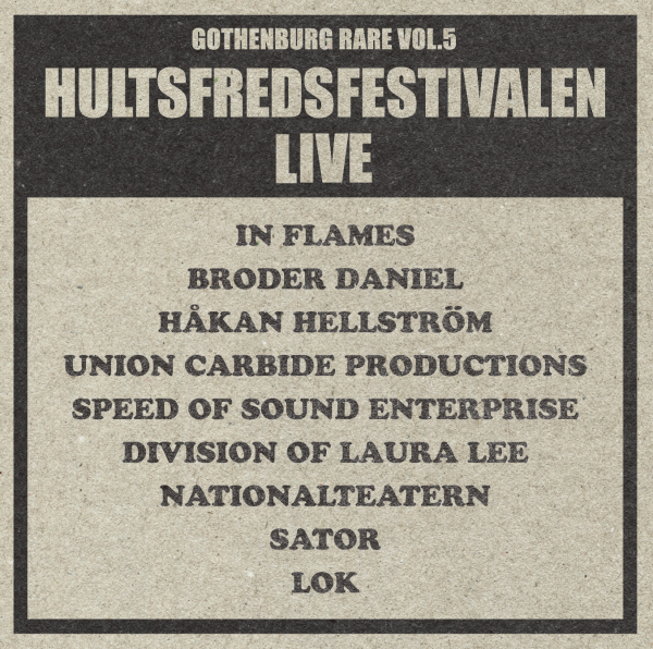 Various - Gothenburg Rare Vol. 5 - Live At Hultsfredsfestivalen in the group VINYL / Upcoming releases / Pop-Rock at Bengans Skivbutik AB (5678455)