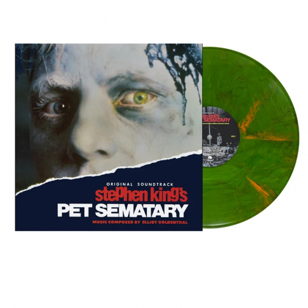 Elliot Goldenthal - Stephen King's Pet Sematary (Original Soundtrack / Neon Green w. Orange Swirl Dead Catseye Vinyl LP) in the group VINYL / Pop-Rock at Bengans Skivbutik AB (5678852)