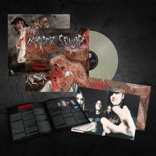 Murder Squad - Ravenous Murderous (Milky Clear Vin in the group VINYL / Upcoming releases / Hårdrock at Bengans Skivbutik AB (5679219)