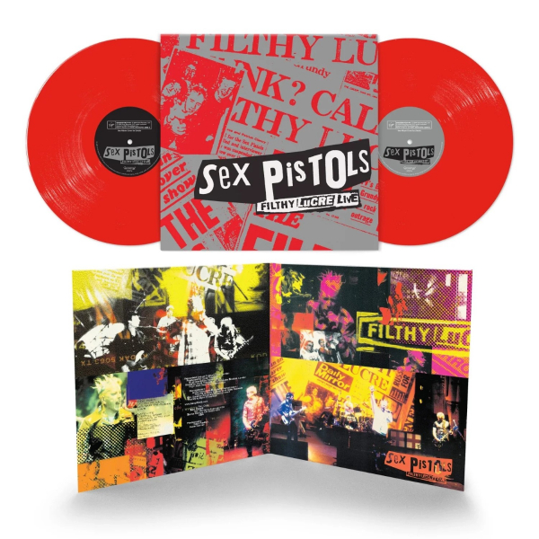 Sex Pistols - Filthy Lucre Live (30th Anniversary Edition Red 2LP) in the group VINYL / Upcoming releases / Pop-Rock,Punk at Bengans Skivbutik AB (5679578)
