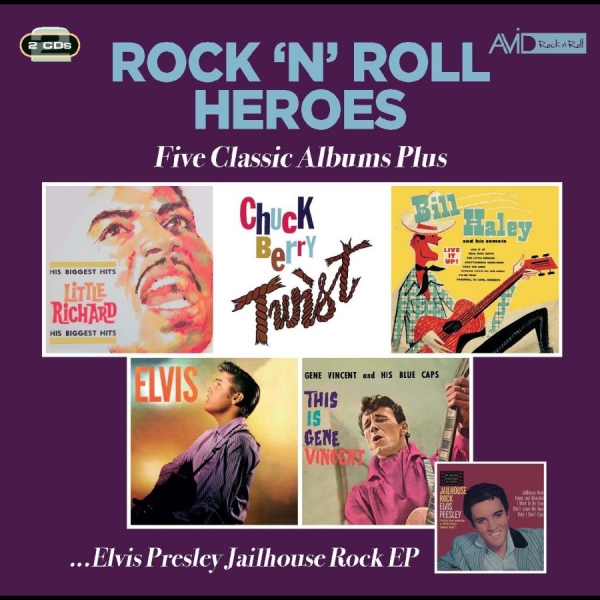 Little Richard / Chuck Berry / Bill - Rock N Roll Heroes - Five Classic A in the group CD / Upcoming releases / Pop-Rock at Bengans Skivbutik AB (5680016)