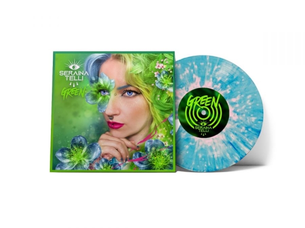 Seraina Telli - Green (Blue Pink Marble Vinyl Lp) in the group VINYL / Upcoming releases / Pop-Rock at Bengans Skivbutik AB (5680145)
