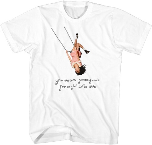 Olivia Rodrigo - Pretty Sad So In Love - Indie Store Exclusive T-Shirt White in the group MERCHANDISE / T-shirt / Pop-Rock at Bengans Skivbutik AB (5680222r)