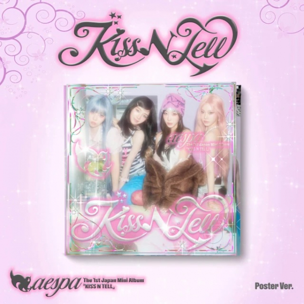 aespa - Kiss N Tell (Poster Ver.) Japan Mini Album in the group Minishops / K-Pop Minishops / Aespa at Bengans Skivbutik AB (5680308)