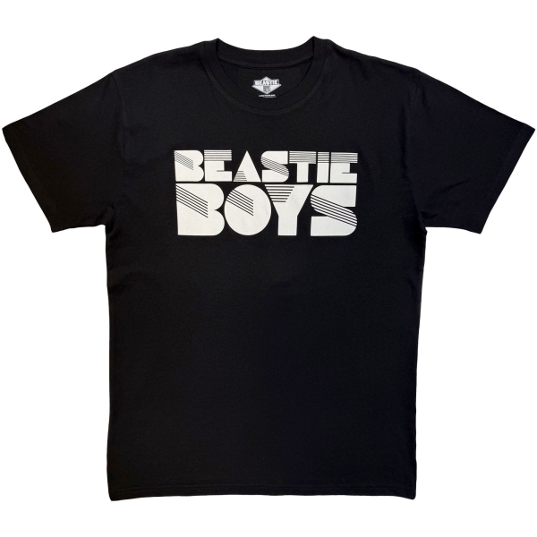 Beastie Boys - Stripes Logo Mono Uni Bl T-Shirt in the group OTHER / Kommande - alla format at Bengans Skivbutik AB (5680724r)