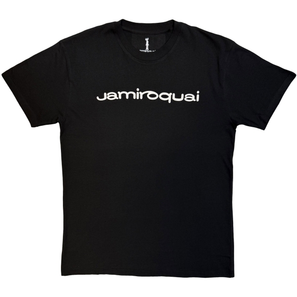 Jamiroquai - Logo Mono Uni Bl T-Shirt in the group MERCHANDISE / T-shirt / Kommande / RnB-Soul at Bengans Skivbutik AB (5680756r)