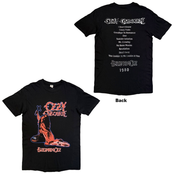 Ozzy Osbourne - Blizzard Of Ozz Tribute Uni Bl T-Shirt in the group MERCHANDISE / T-shirt / Kommande / Hårdrock at Bengans Skivbutik AB (5680769r)