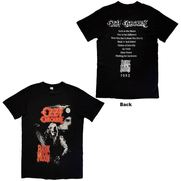 Ozzy Osbourne - Bark At The Moon Tribute Uni Bl T-Shirt in the group MERCHANDISE / T-shirt / Kommande / Hårdrock at Bengans Skivbutik AB (5680771r)