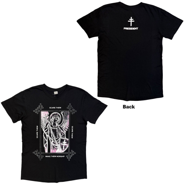 President - Angel Uni Bl T-Shirt in the group MERCHANDISE / T-shirt / Kommande / Hårdrock at Bengans Skivbutik AB (5680777r)