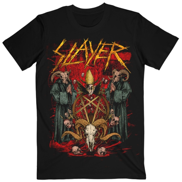 Slayer - Goat Pray Uni Bl T-Shirt in the group MERCHANDISE / T-shirt / Heavy Metal at Bengans Skivbutik AB (5680785r)