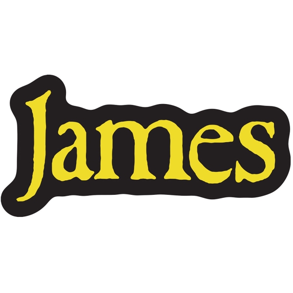 James - Logo Sticker in the group MERCHANDISE / Merch / Kommande / Pop-Rock at Bengans Skivbutik AB (5680922)