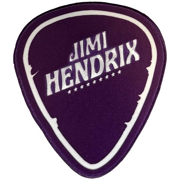 Jimi Hendrix - Plectrum Woven Patch in the group MERCHANDISE / Patch / / at Bengans Skivbutik AB (5680929)