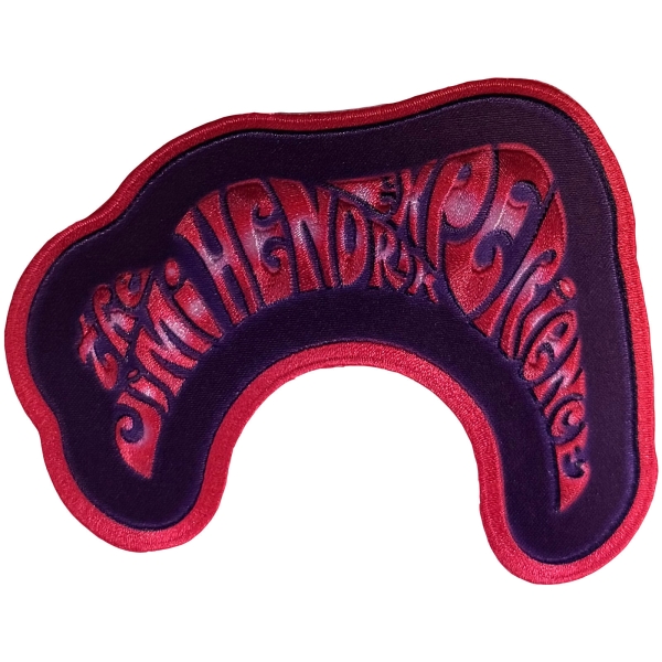 Jimi Hendrix - Swirl Logo Woven Patch in the group MERCHANDISE / Patch / / at Bengans Skivbutik AB (5680931)