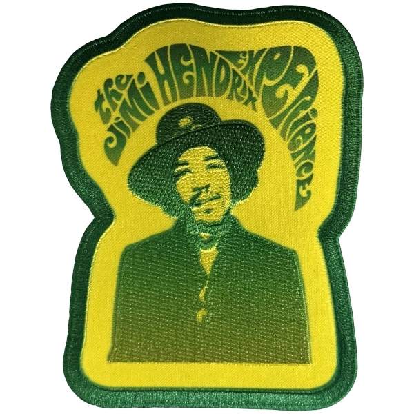 Jimi Hendrix - Jimi & Swirl Logo Woven Patch in the group MERCHANDISE / Patch / / at Bengans Skivbutik AB (5680932)
