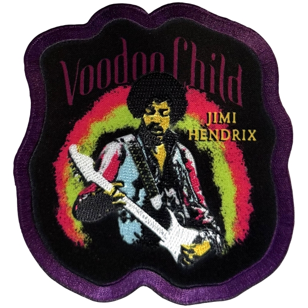 Jimi Hendrix - Voodoo Child Woven Patch in the group MERCHANDISE / Patch / / at Bengans Skivbutik AB (5680933)