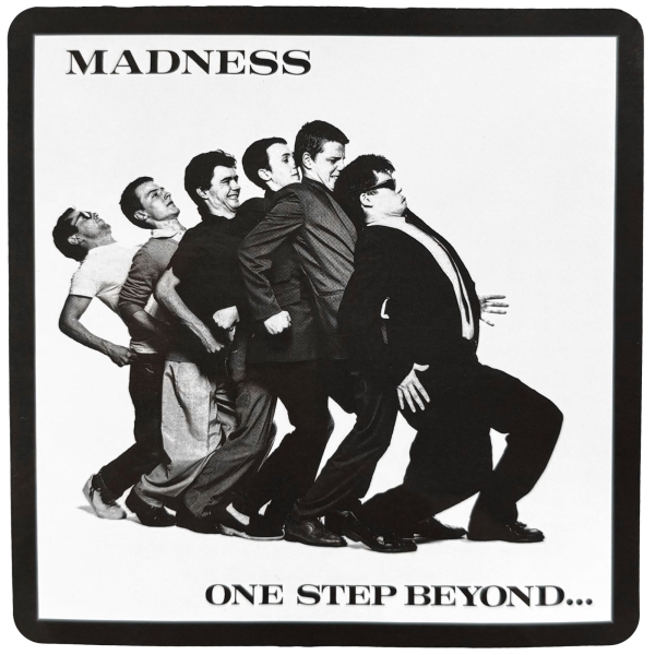 Madness - One Step Beyond Sticker in the group MERCHANDISE / Merch / Kommande / Pop-Rock at Bengans Skivbutik AB (5680997)