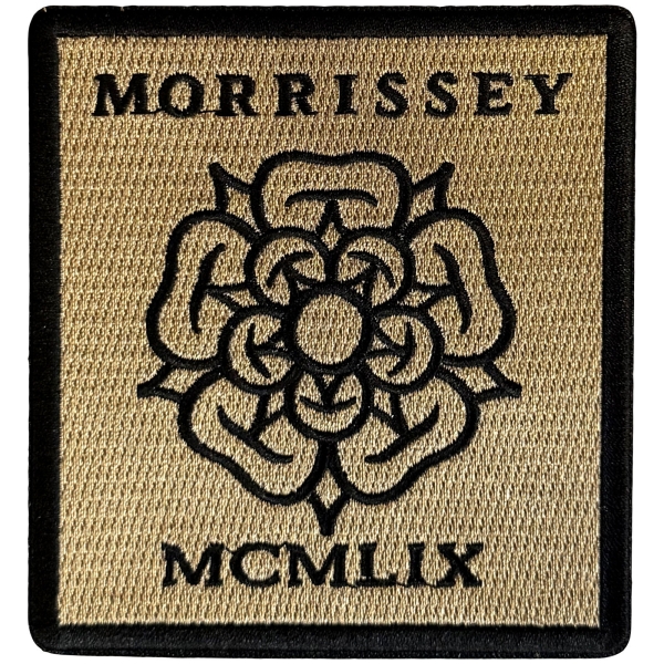 Morrissey - Rose Logo Woven Patch in the group OTHER / Kommande - alla format at Bengans Skivbutik AB (5681008)