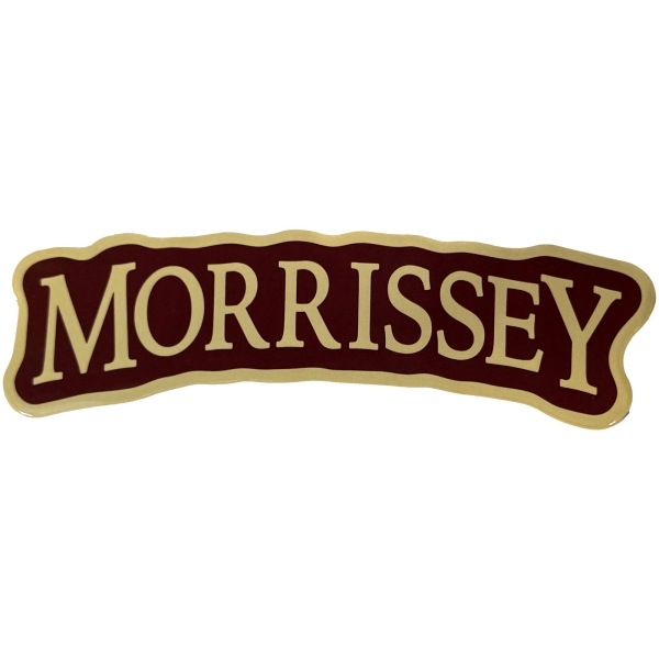 Morrissey - Arched Logo Sticker in the group MERCHANDISE / Merch / Kommande / Pop-Rock at Bengans Skivbutik AB (5681010)