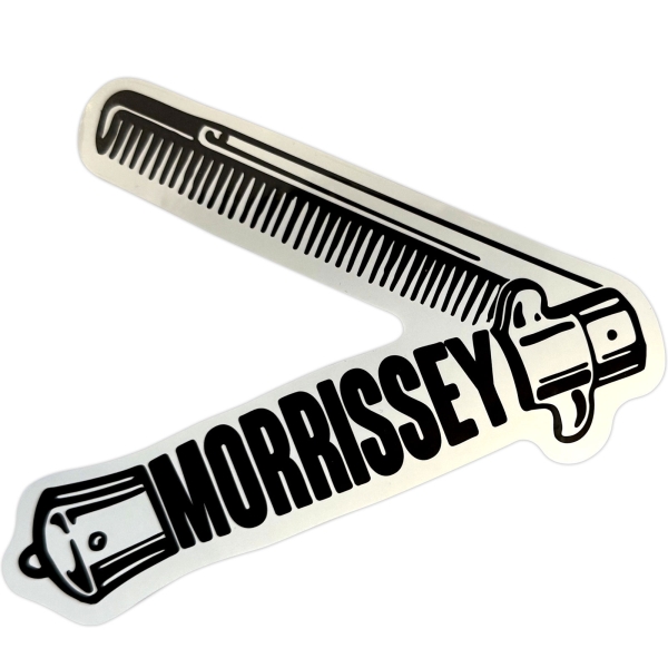 Morrissey - Comb Sticker in the group MERCHANDISE / Merch / Kommande / Pop-Rock at Bengans Skivbutik AB (5681012)