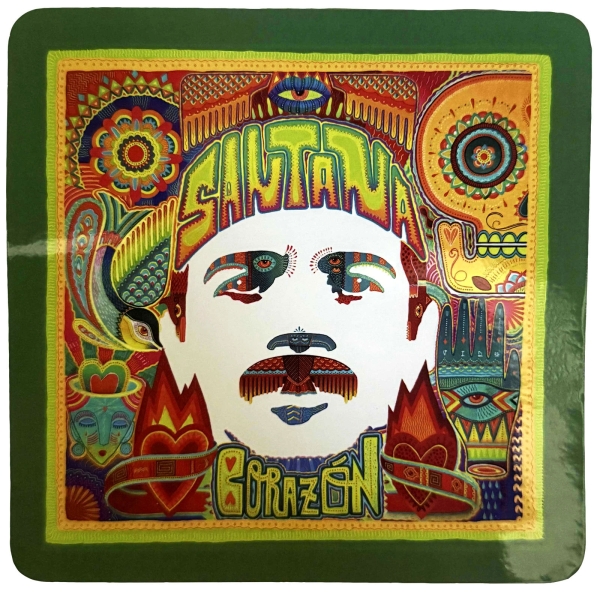Santana - Corazon Sticker in the group MERCHANDISE / Merch / Kommande / Pop-Rock at Bengans Skivbutik AB (5681112)