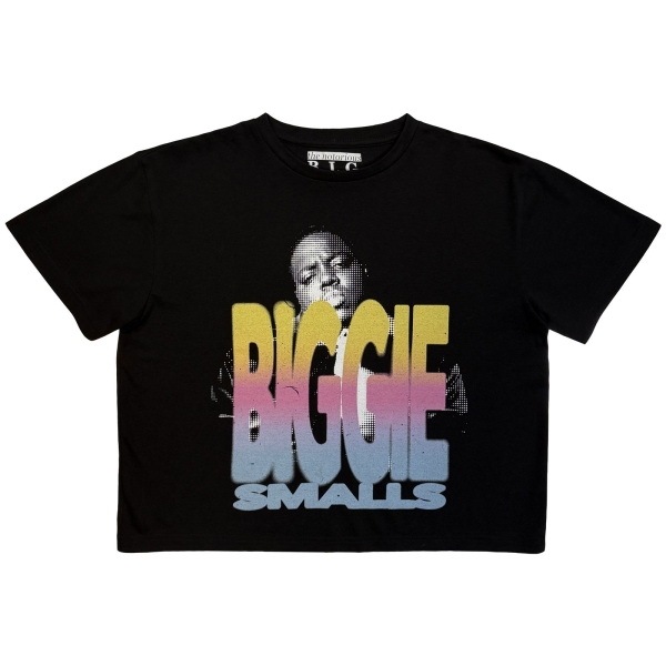 Biggie - Halftone Biggie Lady Bl Crop Top in the group MERCHANDISE / T-shirt / Kommande / at Bengans Skivbutik AB (5681145r)