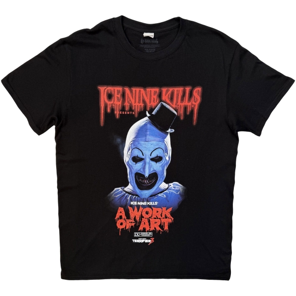 Ice Nine Kills - A Work Of Art Clown Uni Bl T-Shirt in the group MERCHANDISE / T-shirt / Kommande / Hårdrock at Bengans Skivbutik AB (5681163r)