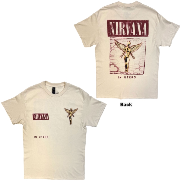 Nirvana - In Utero Cover Uni Natrl T-Shirt in the group MERCHANDISE / T-shirt / Kommande / Pop-Rock at Bengans Skivbutik AB (5681181r)