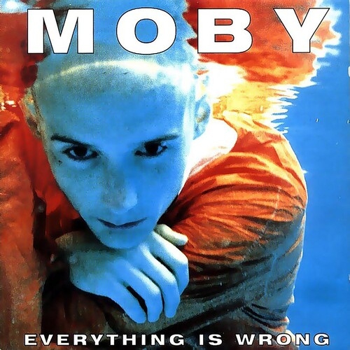 Moby - Everything Is Wrong (Light Blue Vinyl) in the group VINYL / Elektroniskt at Bengans Skivbutik AB (5681588)