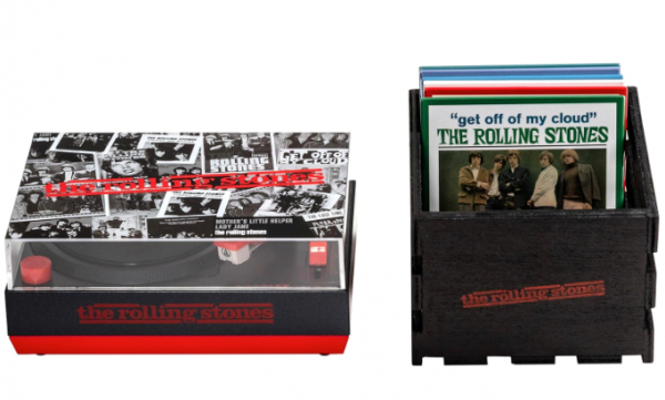 The Rolling Stones - 3-Inch Mini Record Player With Case (Black) Rsd Exclusive in the group OTHER /  /  at Bengans Skivbutik AB (5681824)