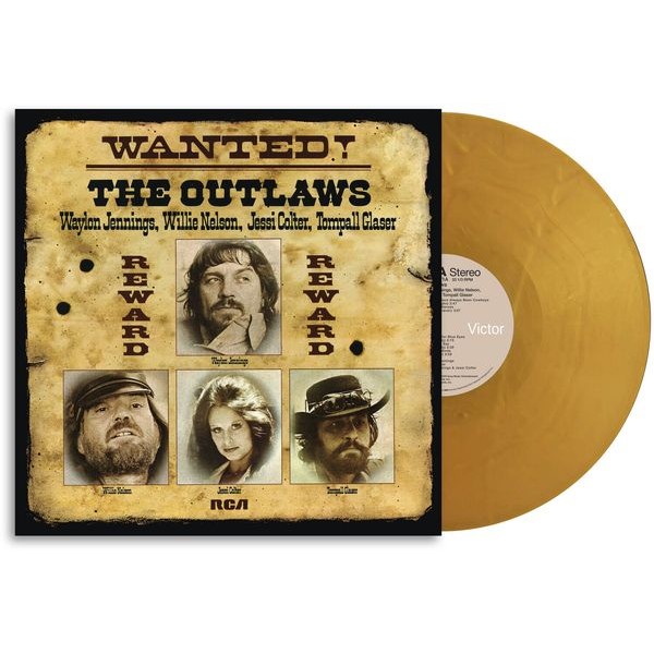 Jennings Waylon Willie Nelson Jessi Colter Tompall Glaser - Wanted! The Outlaws (50Th Anniversary) in the group VINYL / Country at Bengans Skivbutik AB (5682184)
