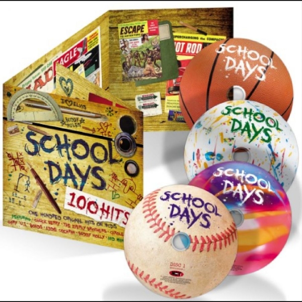 Various Artists - School Days.. 100 Hits in the group OUR PICKS / Frontpage - CD New & Forthcoming at Bengans Skivbutik AB (5682326)