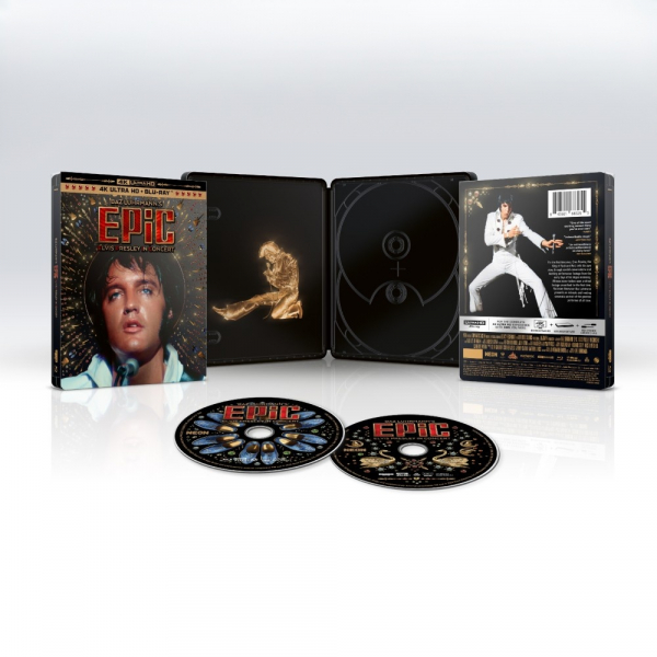 Movie - Epic: Elvis Presley In Concert (Steelbook 2-Disc / 4K UHD + Blu-ray) in the group Movies / Film UHD-4K / / at Bengans Skivbutik AB (5682349)