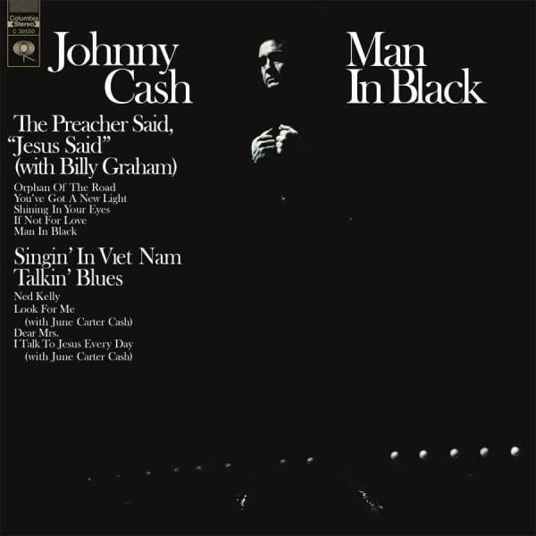 Johnny Cash - Man In Black in the group VINYL / Pop-Rock at Bengans Skivbutik AB (5682604)