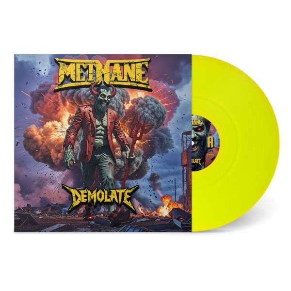 Methane - Demolate (Neon Yellow Vinyl Lp) in the group VINYL / Upcoming releases / Hårdrock at Bengans Skivbutik AB (5683164)
