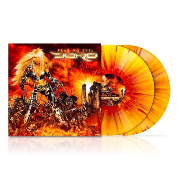 Doro - Fear No Evil (2 Lp Yellow/Red Splat in the group VINYL / Upcoming releases / Hårdrock at Bengans Skivbutik AB (5683175)