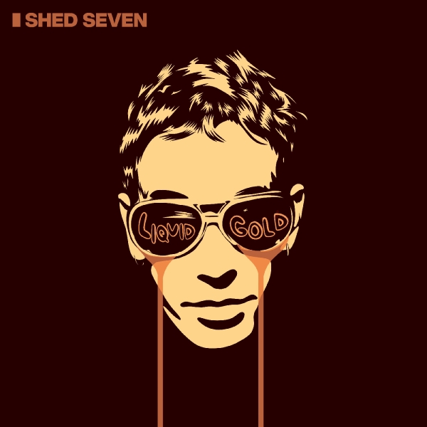Shed Seven - Liquid Gold (Red/Black Marble Vinyl in the group OUR PICKS / Friday Releases / 2026-09-11 at Bengans Skivbutik AB (5683199)
