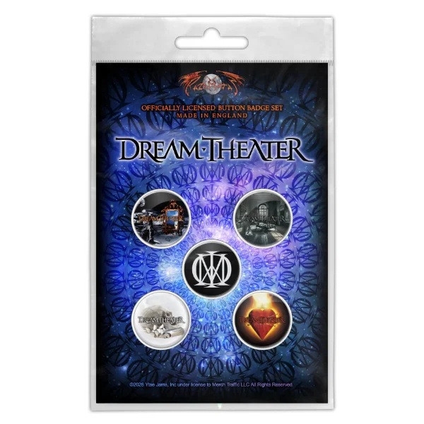 Dream Theater - Symbol Button Badge Pack in the group MERCHANDISE / Pin-Button Badge /  /  at Bengans Skivbutik AB (5683335)