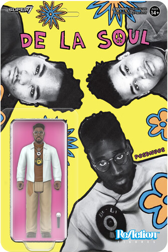 De La Soul - Reaction Figures Wv1 - Kelvin Posdnuos Mercer (Me, Myself & I) in the group MERCHANDISE / Merch / Hip Hop-Rap at Bengans Skivbutik AB (5683376)