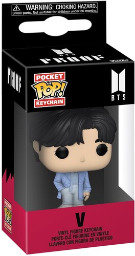 Bts - Funko Pop! Keychain: Bts S4 - V in the group MERCHANDISE / Merch / K-Pop at Bengans Skivbutik AB (5683386)