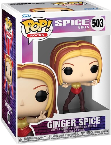 Spice Girls  - Funko Pop! Rocks: Spice Girls - Ginger Spice (Wannabe) in the group MERCHANDISE / Merch / Pop-Rock at Bengans Skivbutik AB (5683392)