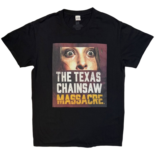 Texas Chainsaw Massacre - Eyes Uni Bl T-Shirt in the group MERCHANDISE / T-shirt / Soundtrack at Bengans Skivbutik AB (5683524r)