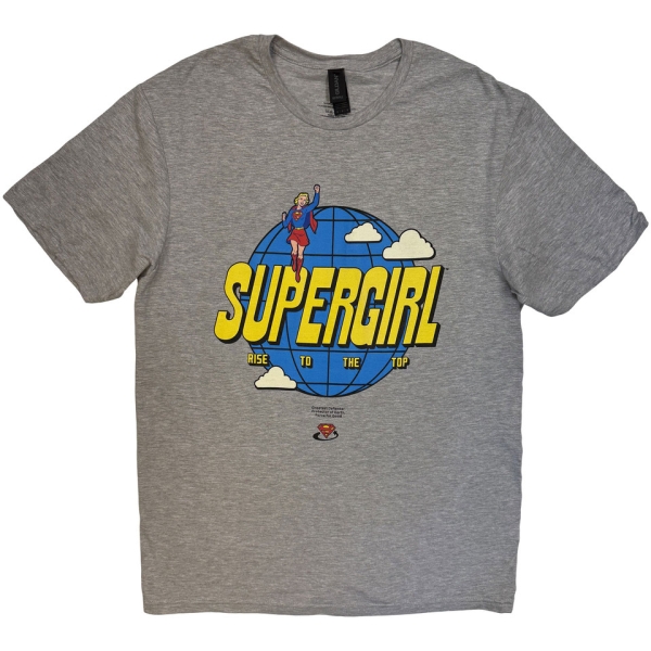 Supergirl The Movie - Rise To The Top Uni Grey T-Shirt in the group MERCHANDISE / T-shirt / Soundtrack at Bengans Skivbutik AB (5683531r)
