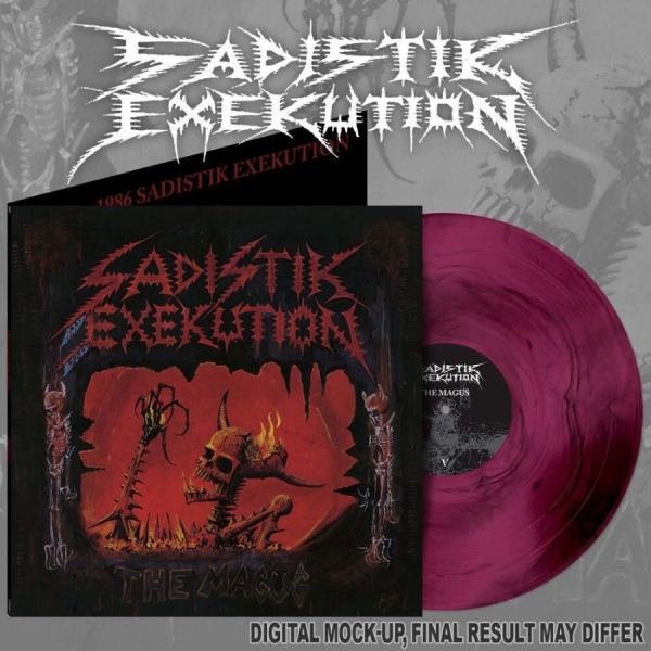Sadistik Exekution - Magus (Grimace Purple Black Splatte in the group VINYL / Upcoming releases / Hårdrock at Bengans Skivbutik AB (5683569)