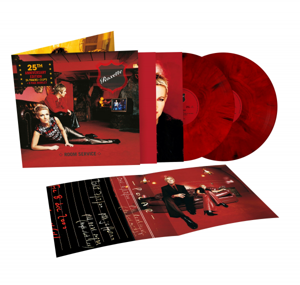 Roxette - Room Service (25Th Anniversary Edition, Red & Black Marbled 2Lp) in the group VINYL / Upcoming releases / Pop-Rock at Bengans Skivbutik AB (5683616)