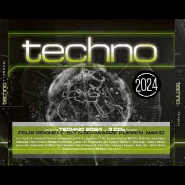 Various Artists - Techno 2024 in the group CD / Bestsellers at Bengans Skivbutik AB (5684224)