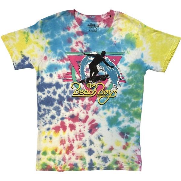 Beach Boys - Surfin Uni Wht Dipdye T-Shirt in the group MERCH / Clothing / T-shirts at Bengans Skivbutik AB (5685407r)