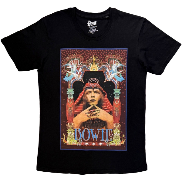 David Bowie - Egyptian Uni Bl T-Shirt in the group MERCH / Clothing / T-shirts at Bengans Skivbutik AB (5685416r)