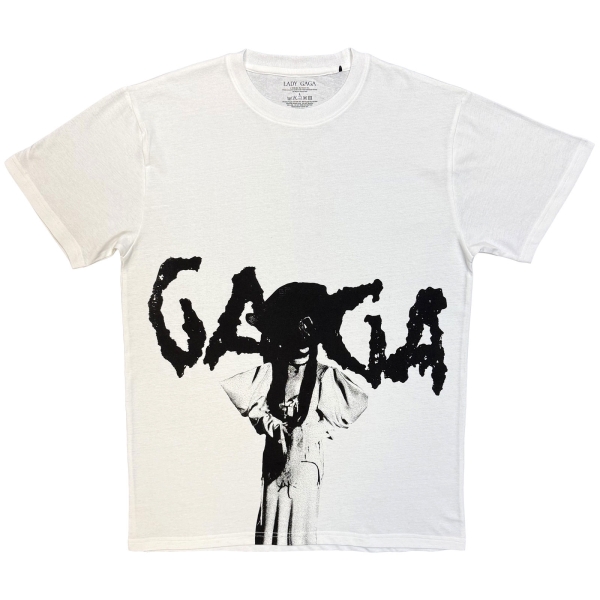 Lady Gaga - Mayhem Graphic Aop Uni Wht T-Shirt in the group MERCH / Clothing / T-shirts at Bengans Skivbutik AB (5685437r)