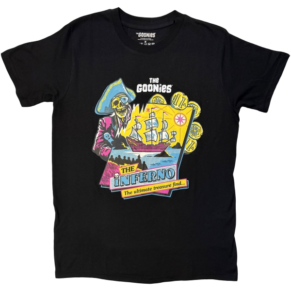 The Goonies - Inferno Uni Bl T-Shirt in the group MERCH / Clothing / T-shirts at Bengans Skivbutik AB (5685441r)